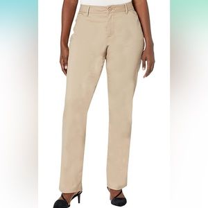 Lee Relaxed Fit Straight Leg Khakis